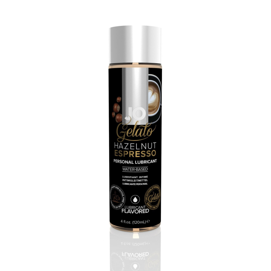 Змазка на водній основі JO GELATO Hazelnut Espresso (120 мл) без цукру, парабенів та пропіленгліколю