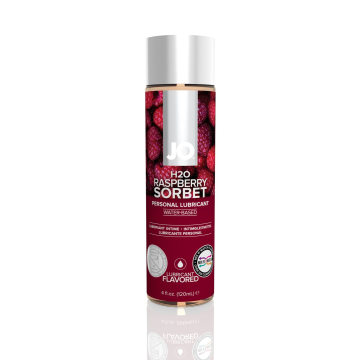 Змазка на водній основі JO H2O — Raspberry Sorbet (120 мл) без цукру, рослинний гліцерин