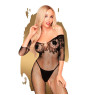 Бодістокінг з імітацією ліфа Penthouse - High Profile Black XL
