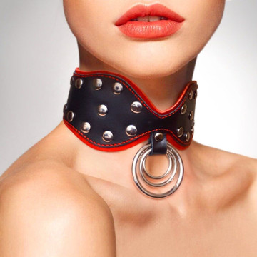 Нашийник з натуральної шкіри Art of Sex -  Collar Butterfly