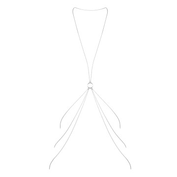 Ланцюжок для тіла Bijoux Indiscrets Magnifique 8 Body Chain — Silver