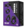 Набір з 4 ерекційних кілець STAY HARD Cock Ring Set Black