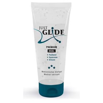 Веганське анальне масло на силіконовій основі - Just Glide Premium Anal, 200 мл