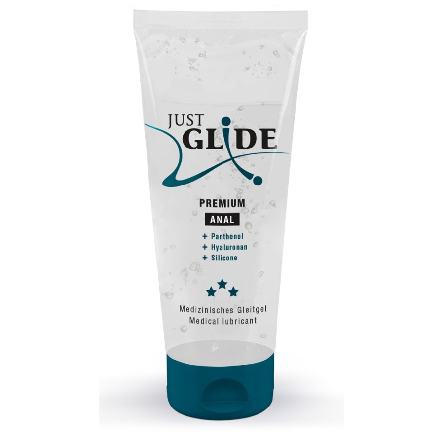Веганське анальне масло на силіконовій основі - Just Glide Premium Anal, 200 мл