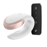 Вібромасажер для пар Satisfyer Double Love White