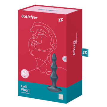 Анальний вібростимулятор Satisfyer Lolli-Plug 2 Antracite