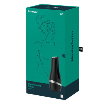 Вагіна-мастурбатор Satisfyer Men Classic Silver