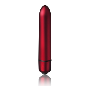 Віброкуля Rocks Off 10 Speed Scarlet Velvet матова, 9 см