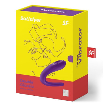 Вібромасажер для пар Satisfyer Double Classic