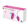 Комплект з віброяйця і вакуумного стимулятора Pretty Love ORTHUS Multifunctional 2in1
