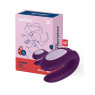 Вібромасажер для пар Double Joy Partner Vibrator Violet