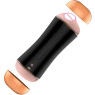 Мастурбатор з двома входами та вібростимуляцією BOSS Vibrating Masturbation Cup USB 10 function + інтерактивні функції