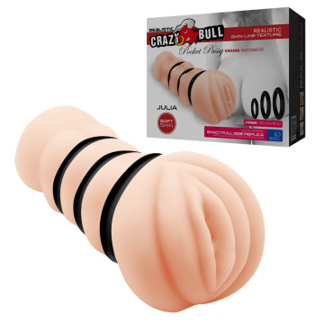 Мастурбатор - Вагіна Crazy Bull-JULIA Pocket pussy vagina,