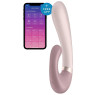 Смарт вібратор-кролик із підігрівом Satisfyer Heat Wave Mauve