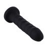 Силіконовий фалоімітатор для секс-машин Hismith 18см Anal Dildo Black, система KlicLok