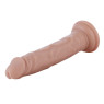 Реалістичний фалоімітатор для секс-машин Hismith 18см Flexible Silicone Dildo, система KlicLok