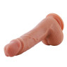 Ультрареалістичний фалоімітатор для секс-машин Hismith 20.5см 2-layers Silicone Flesh Dildo, 2-шаровий
