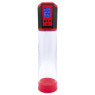 Автоматична вакуумна помпа Men Powerup Passion Pump Red, LED-табло, перезаряджувана, 8 режимів