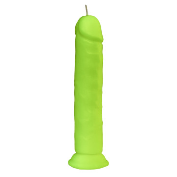 Свічка LOVE FLAME - Dildo Roma Yellow Fluor