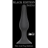 Анальний плаг Black Edition – Slim Anal Plug Medium, Black