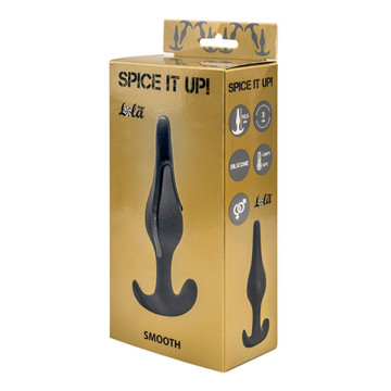 Анальний плаг Spice it up Smooth - Dark Grey