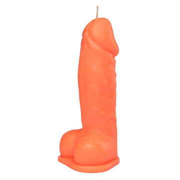 Свічка LOVE FLAME - Dildo L ORANGE Fluor