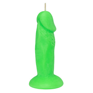 Свічка LOVE FLAME - Little Guy Green Fluor