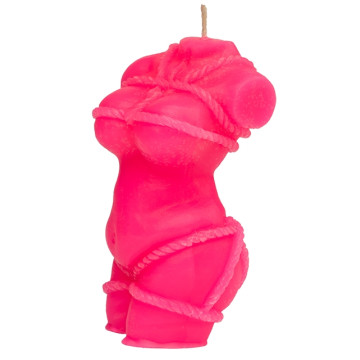 Свічка LOVE FLAME - Shibari I Pink Fluor