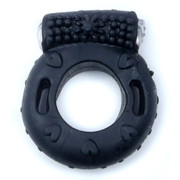 Ерекційне вібро кільце BOSS Vibrating Cock Ring Black