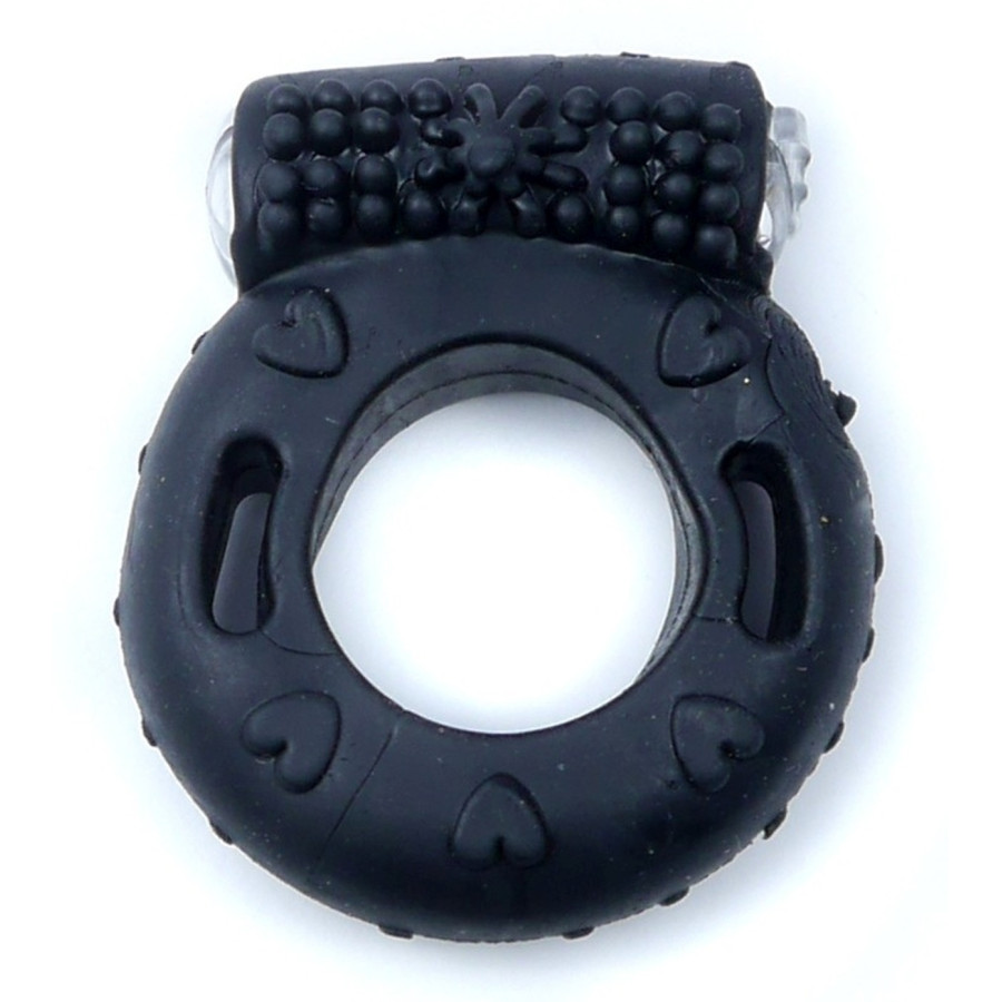Ерекційне вібро кільце BOSS Vibrating Cock Ring Black