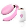 Вібромасажер для пар з пультом дистанційного керування - Boss Series V-Vibe Pink USB 7 Function