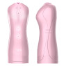 Мастурбатор з вібростимуляцією FOXSHOW Vibrating and Flashing Masturbation Cup Pink USB 7+7 Function