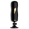 Мастурбатор із двома входами на присосці Boss Series: Vibrating Masturbation Cup Black