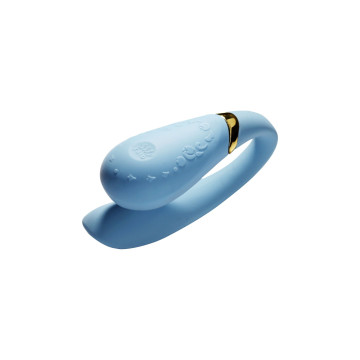 Смартвібратор для пар Zalo — Fanfan Royal Blue