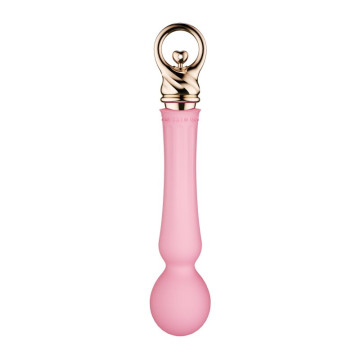 Вібромасажер із підігрівом Zalo Sweet Magic - Confidence Wand Fairy Pink