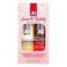 Набір лубрикантів JO Sweet&Bubbly — Champagne & Chocolate Covered Strawberry (2×60 мл)