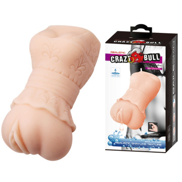 Мастурбатор вагіна CRAZY BULL- Realistic 3D VAGINA Water lubricant