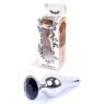 Анальний затор Boss Series - Jewellery Silver BUTT PLUG Black