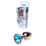 Анальний затор Boss Series - Jewellery Red Gold PLUG Light Blue S
