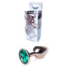 Анальний затор Boss Series - Jewellery Red Gold PLUG Green S