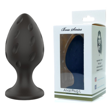 Анальний силіконовий плаг Boss Series - Silicone Anal Plug L 4,4 см