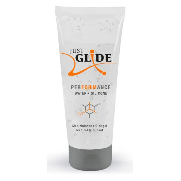 Гібридний гель-лубрикант Just Glide Performance, 200 мл