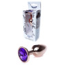 Анальний затор Boss Series - Jewellery Red Gold PLUG Purple S