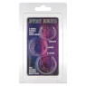 Набір з 3 шт ерекційних кілець STAY HARD-Three Rings Purple
