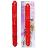 Подвійний фалоімітатор Boss Series: Flexible Double Dong Red