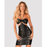 Сукня під зміїну шкіру Obsessive Vivianty dress XS/S, чорна