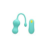 Віброяйце для точки G з пультом керування Romp Cello Light Teal, водонепроникне