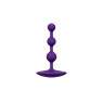 Анальне намисто Romp Amp Dark Purple, силікон, макс. діаметр 2,6 см
