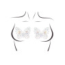 Пестис-метелики з кристалів Leg Avenue Chrysallis nipple sticker, наліпки, світяться у темряві