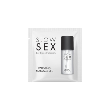 Пробник Bijoux Indiscrets  Sachette Warming massage oil, 2 мл